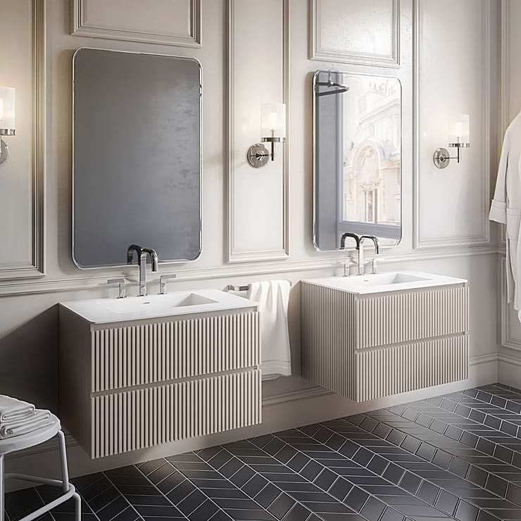 Taupe bathroom online