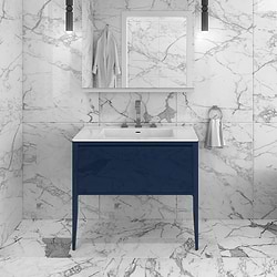Luxe Collection 36" Navy Gloss Vanity