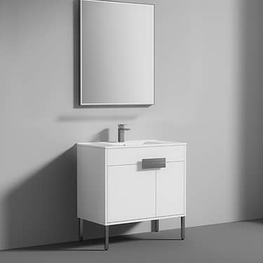 Portofino 36'' White Vanity And Counter
