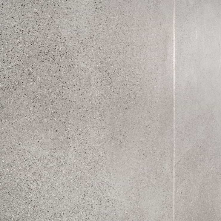 New Rock Fumo Light Gray 48x48 Limestone Look Matte Porcelain Tile