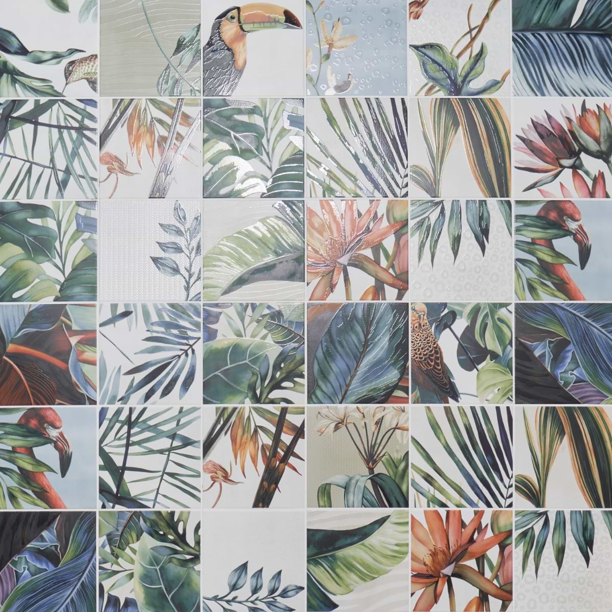 Wilder Tikida Decor 8x8 Matte Ceramic Tile by Angela Harris