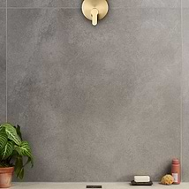 New Rock Fossil Dark Gray 48x48 Limestone Look Matte Porcelain Tile