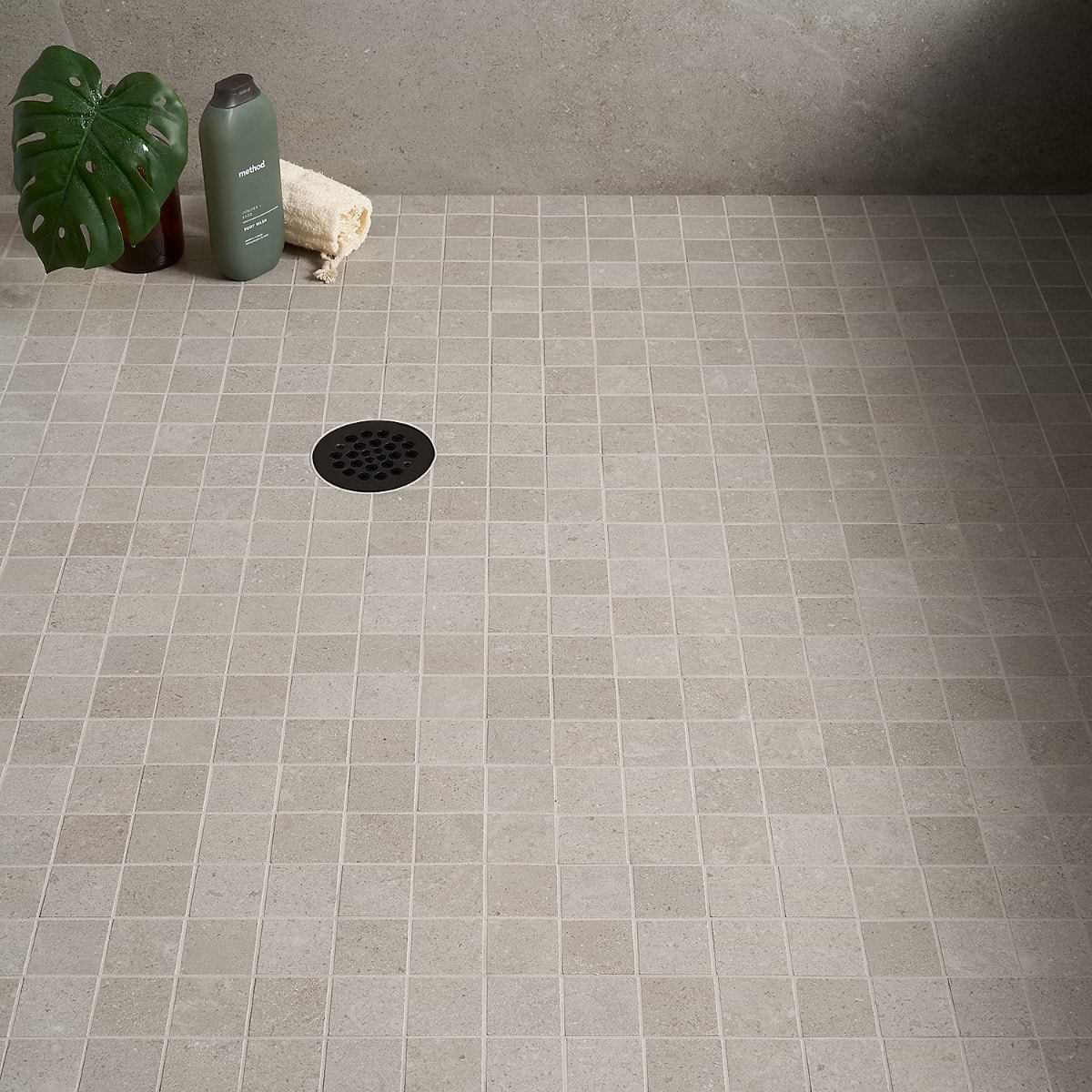 New Rock Fumo Light Gray 2x2 Matte Porcelain Mosaic