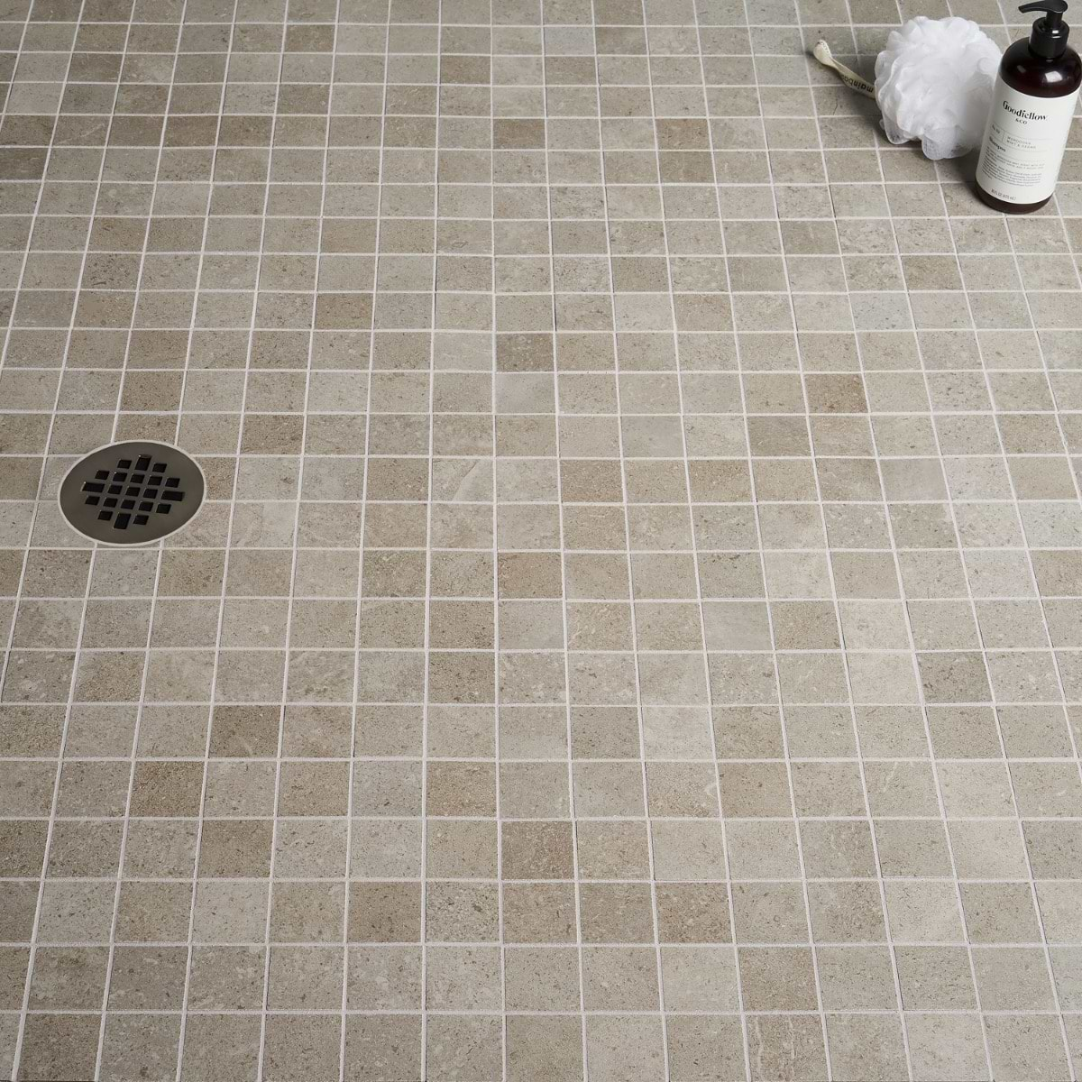 New Rock Tortora Beige 2x2 Matte Porcelain Mosaic