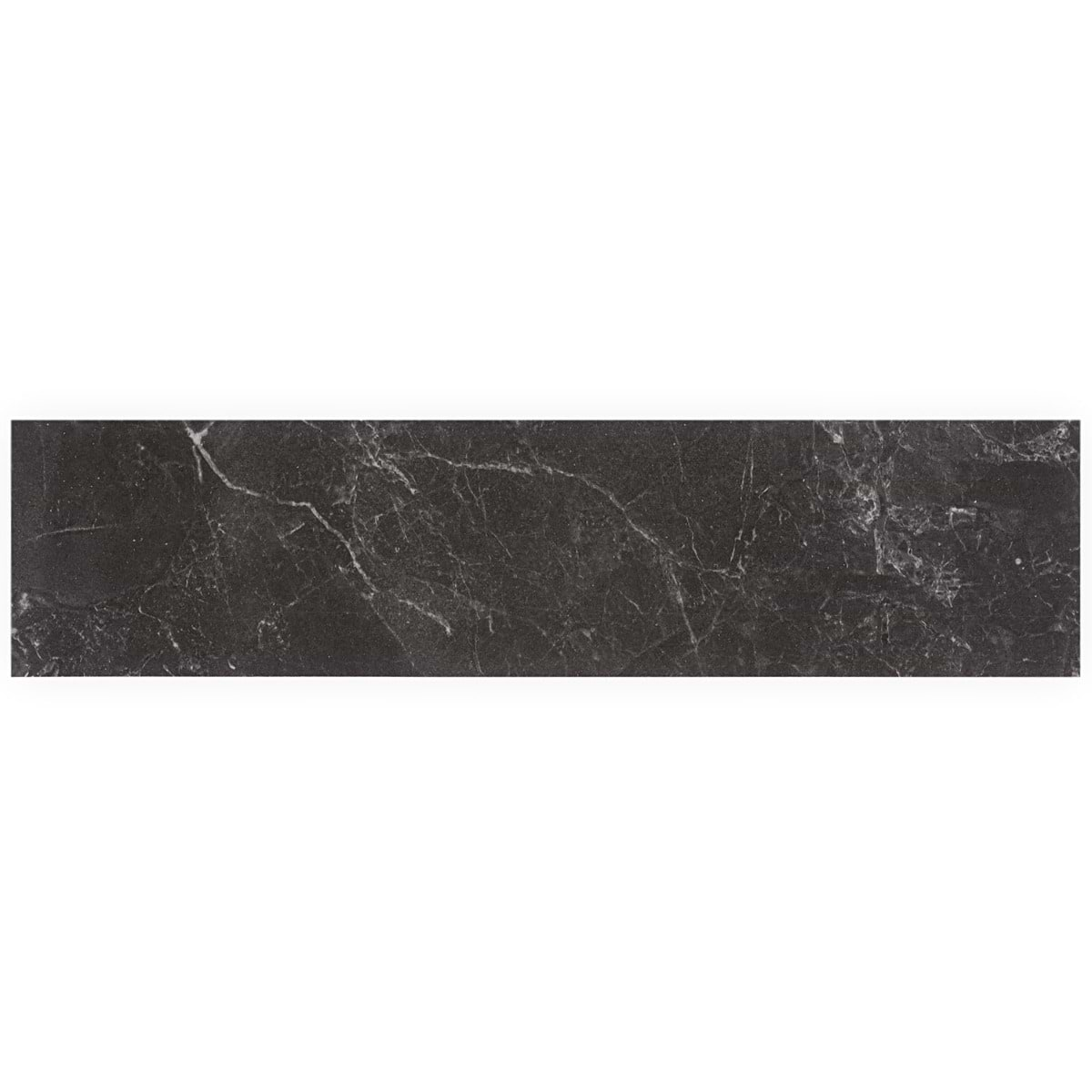 Sample-Marmo Perfetto Nero 4x16 Semi-Polished Porcelain Tile | Tilebar.com