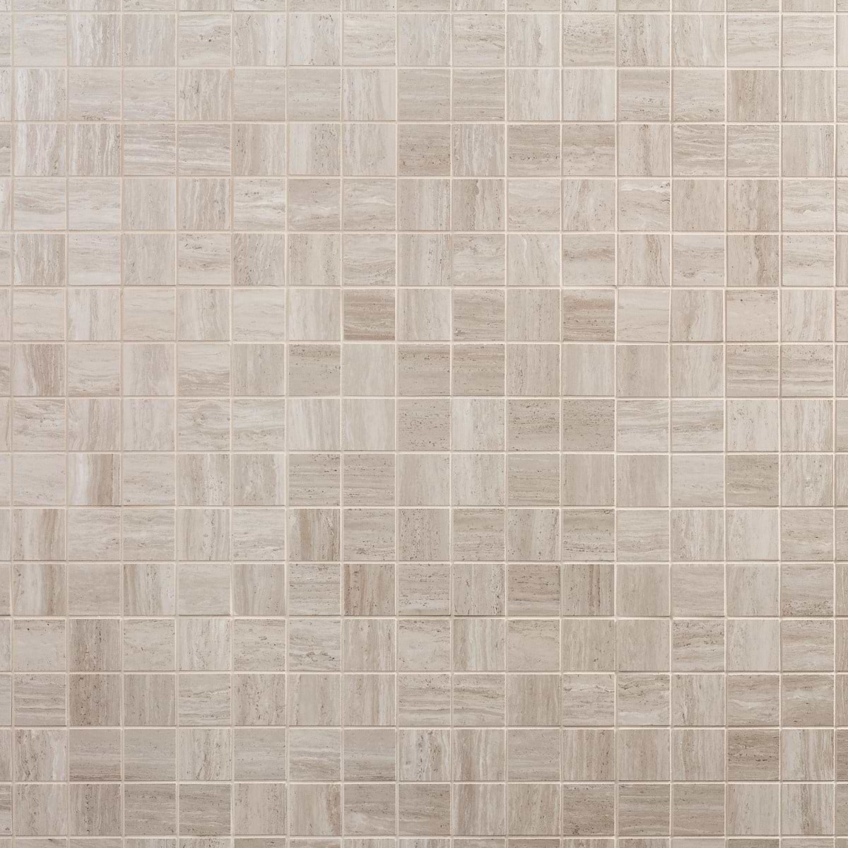 Nashville Taupe Beige Travertine Look 2x2 Matte Porcelain Mosaic Tile