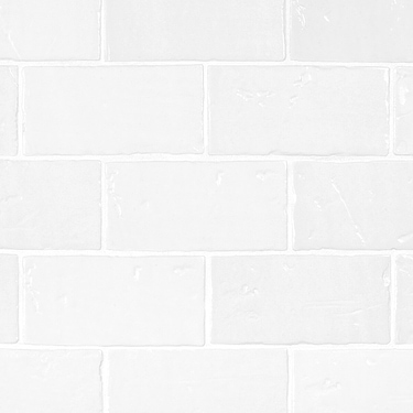 Parma Brick White 4x8 Polished Ceramic Subway Tile