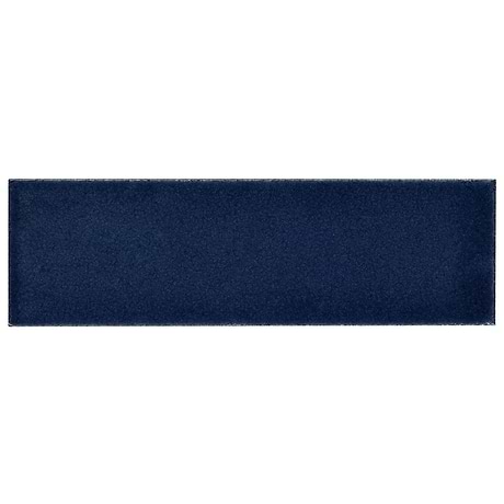 Color One Jean Blue 2x8 Glossy Lava Stone Subway Tile