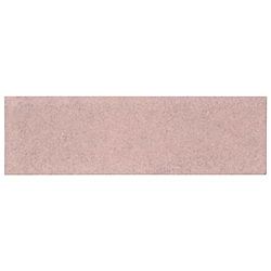 Color One Blush Pink 2x8 Glossy Lava Stone Tile 