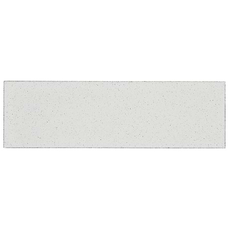Color One Cotton White 2x8 Glossy Lava Stone Tile