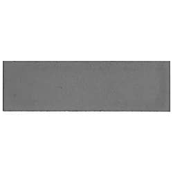 Color One Fossil Gray 2x8 Glossy Lava Stone Tile 