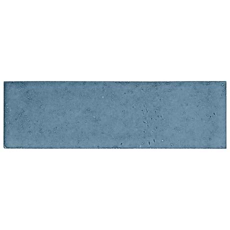 Color One Turquoise 2x8 Glossy Lava Stone Subway Tile
