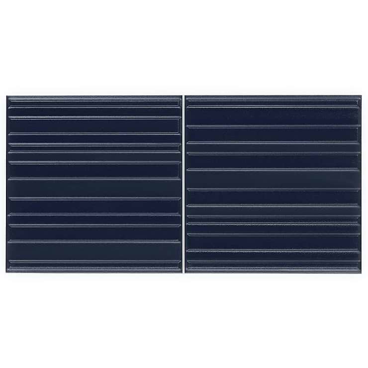 Sydney Blue 8x16 3D Glossy and Matte Mixed Finish Ceramic Tile