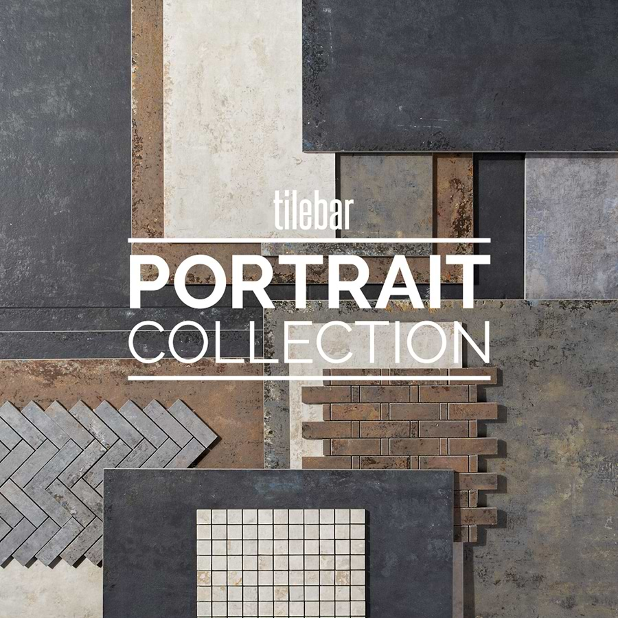 Portrait Black Gold 1x3 Weave Matte Porcelain Mosaic Tile