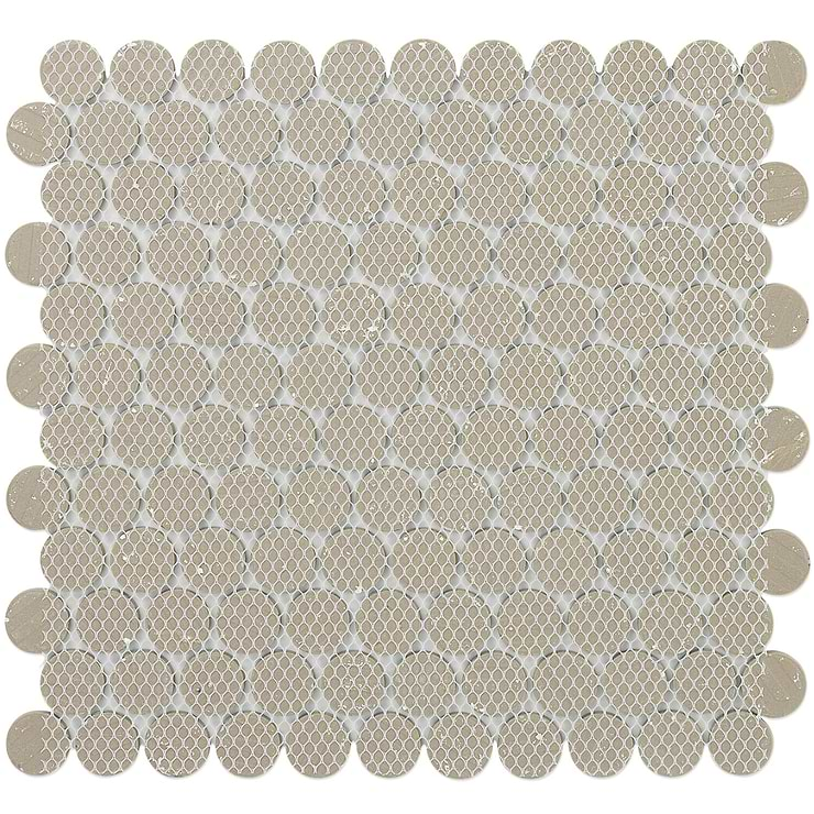 Nirvana Bliss Rimmed 1" Circles Ceramic Tile