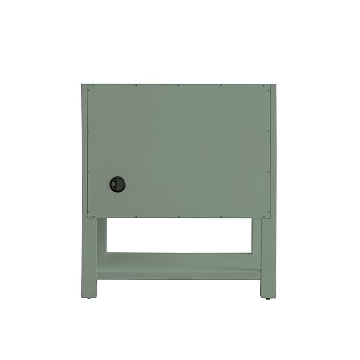 James Martin Vanities Breckenridge Smokey Celadon Green 30" Single Vanity with Eternal Marfil Quartz Top