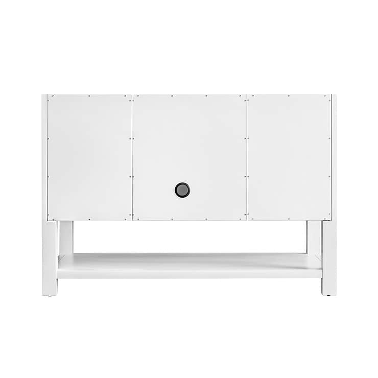 James Martin Vanities Breckenridge Bright White 48" Single Vanity without Top