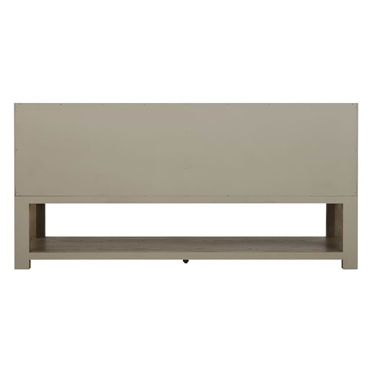 James Martin Vanities Lucian Pebble Oak 72" Double Vanity without Top