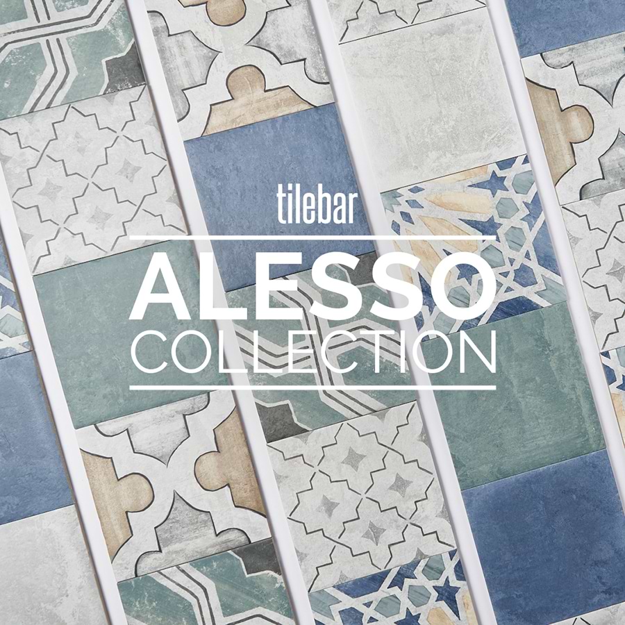 Alesso Deco Iberia Green 8x8 Matte Porcelain Tile
