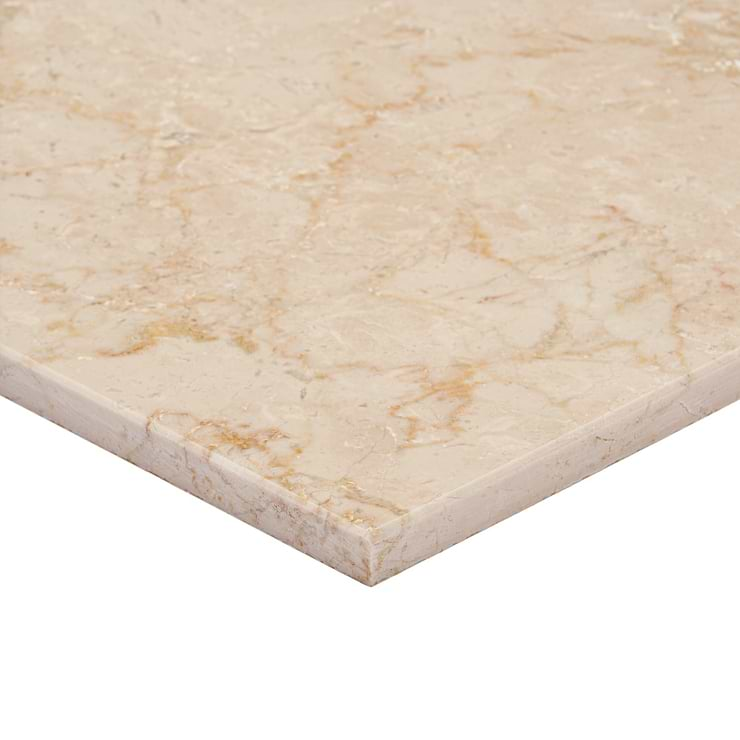 Botticino Extra Light Beige 18x18 Polished Marble Tile