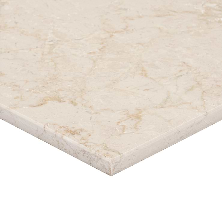 Botticino Extra Light Beige 18x18 Polished Marble Tile