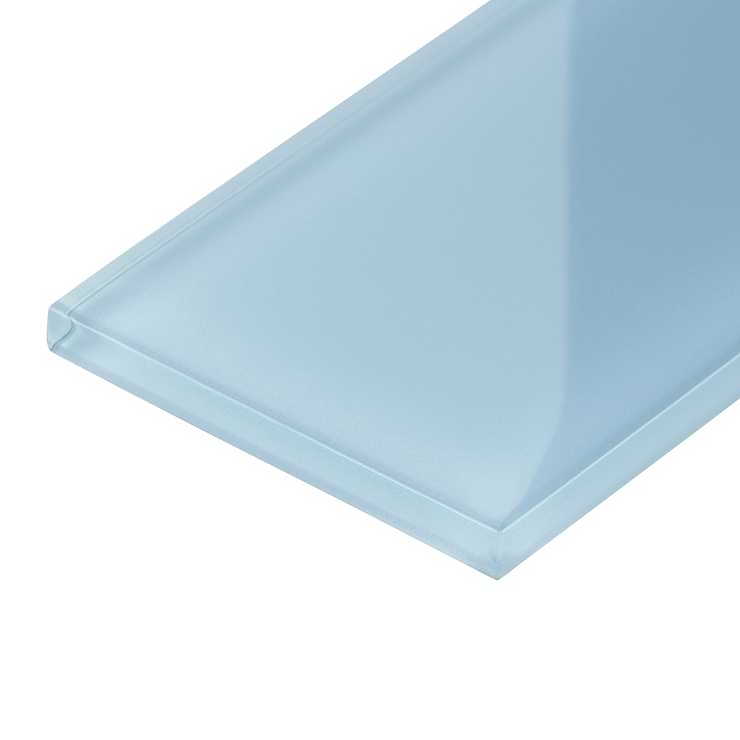 Loft Blue Gray 3x6 Polished Glass Tile