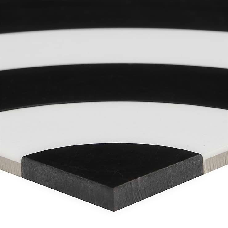 Arc Vertical Viva 12x12 Polished Nanoglass and Marble by Elizabeth Sutton