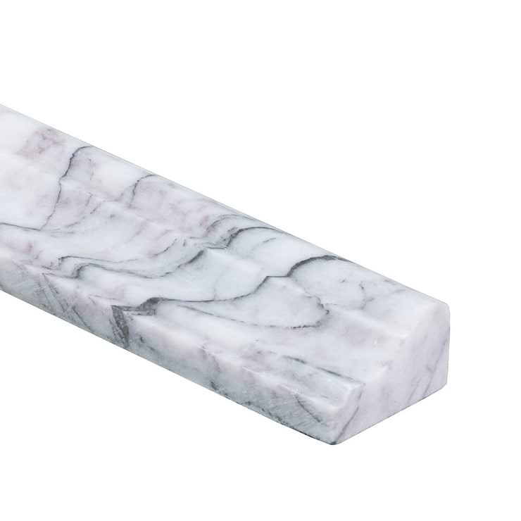 Lilac White 2x12 Polished Cornice Molding