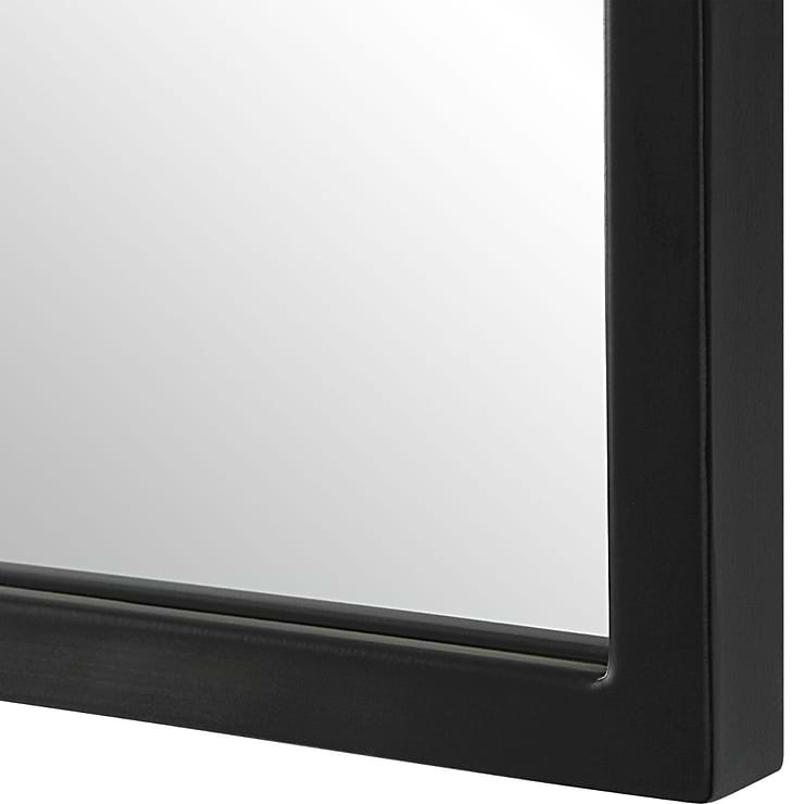 Simpla Arcadia Black 22x34" Arched Mirror