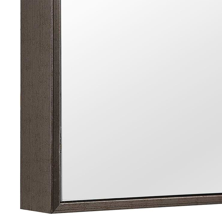 Everyday Dawn Gunmetal 21x31" Rectangle Mirror