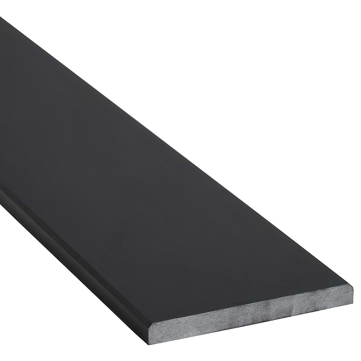 Pure Black 6x36 Engineered Stone Threshold Saddle