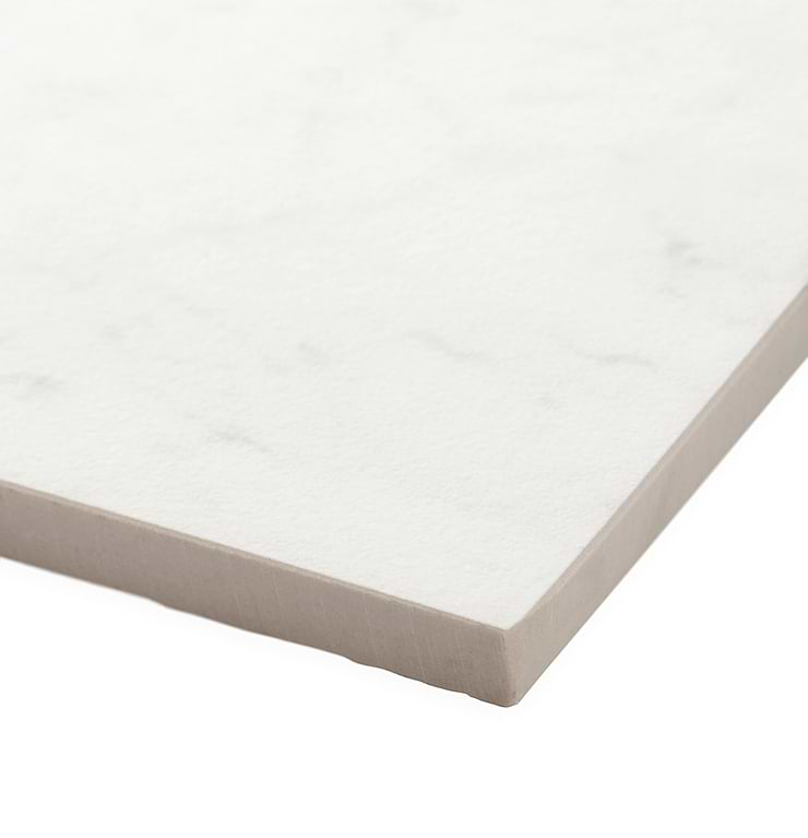 Marble Tech Bianco Gioia 6x6 Matte Marble Look Porcelain Tile