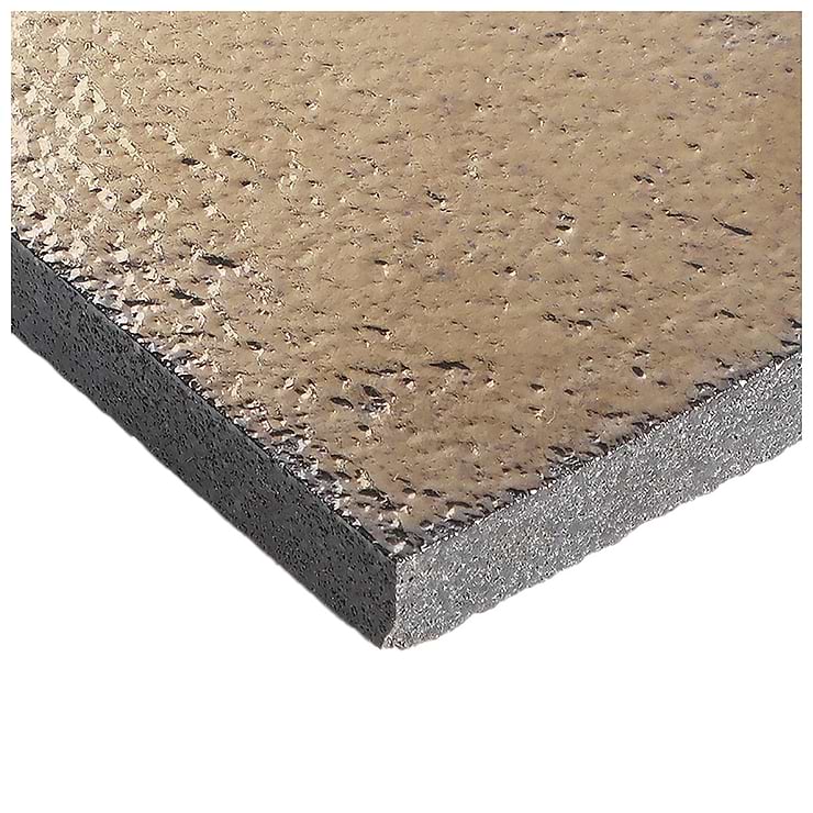 Magma Brick Bronze 3x6" Polished Lava Stone Tile
