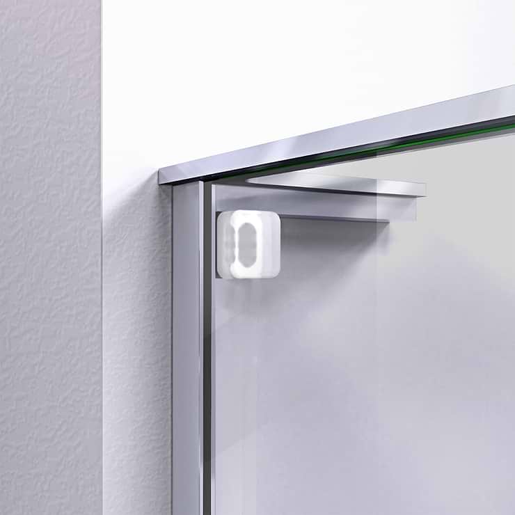 DreamLine Mirage-Z 60x58" Reversible Sliding Bathtub Door with Clear Glass in Chrome