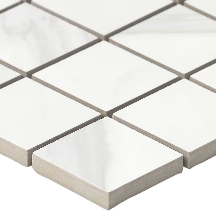 Basic Marble Bianco 2x2 Matte Porcelain Mosaic Tile