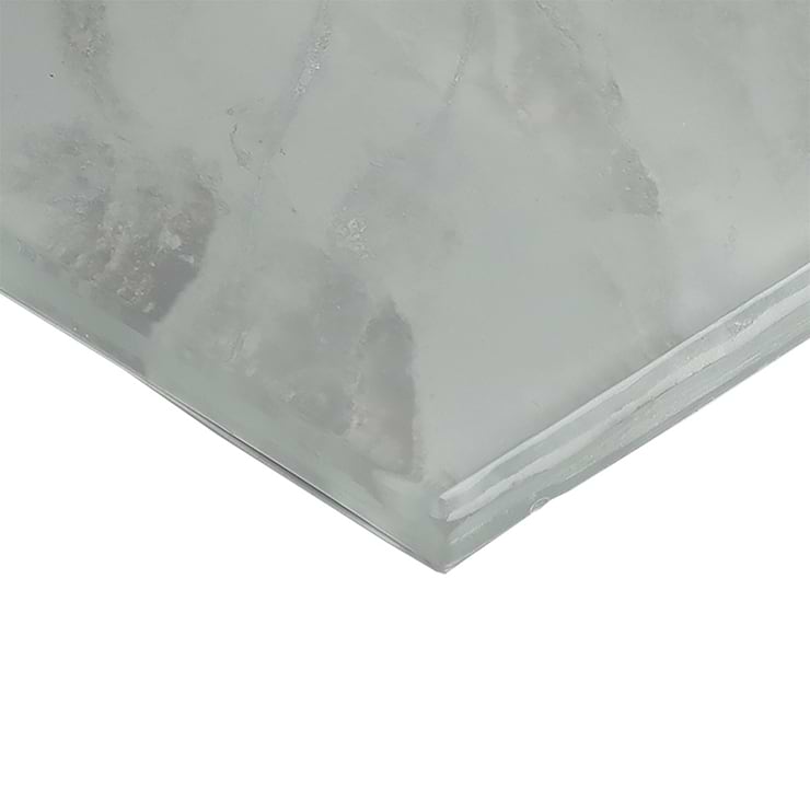 Gem Moonstone Silver 4x9 Polished Glass Tile