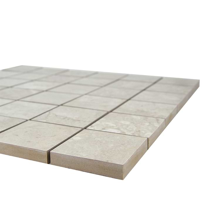 Thor Bone Beige 2x2 Matte Porcelain Mosaic Tile