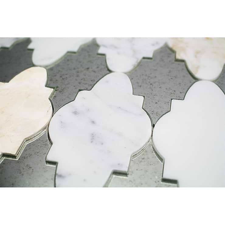 Odeza Palisade Marble and Mirror Tile