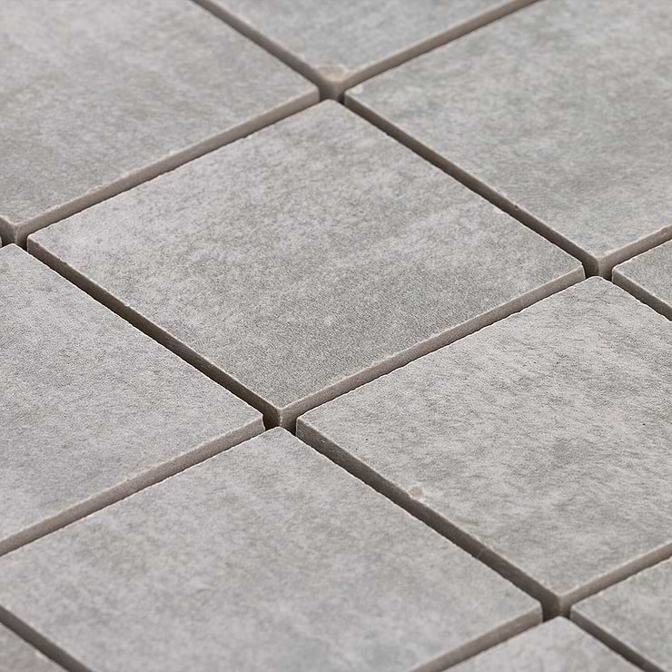 Basic Cement Grigio 2x2 Matte Porcelain Mosaic Tile
