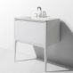 Luxe Collection 36" White Gloss Vanity