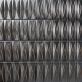 Nabi Harlequin Metallic Gunmetal Gray 2x8 Matte Glass Mosaic Tile