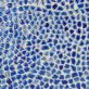 Komorebi Pebble Athens Blue Polished Glass Mosaic Tile