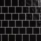 Sample-Montauk Jet 4x4 Black Ceramic Wall Tile with Mixed Finish