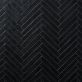 Sample-Wabi Sabi Coal Black 1.5x9 Matte Ceramic Tile