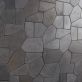 Sample-Nature Organica Java Dark Gray Honed Marble Mosaic Tile