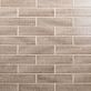 Cadenza Meteor Shower Gray 2x9 Glossy Clay Brick Tile
