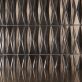 Nabi Harlequin Metallic Copper Brown 2x8 Matte Glass Mosaic Tile