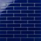 Loft Royal Blue 2x8 Polished Glass Subway Wall Tile