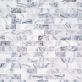 Lilac White 1x2 Honed Marble Mosaic