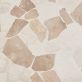 Sample-Nature Flagstone Jumbo Komodo Beige Honed Marble Mosaic Tile